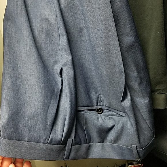 NEW Hugo Boss Navy Pin Stripe Dress Pants
